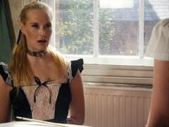 Naughty lesbians in BDSM hot porn video