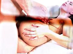 Babe, Stor pik, Store bryster, Pik sutte, Sædskud, Hårdt, Røvhåret, Bryster