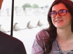 Sucer une bite, Tir de sperme, Européenne, Embrassement, Léchez, Chatte, Élève, Adolescente