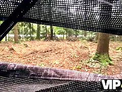 捕まる, 彼女, Hd, アウトドア, オマンコ, 現実, 赤毛, 叫ぶ