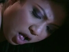 Spicy small titted oriental hussy pleased to have some facial sperm shot