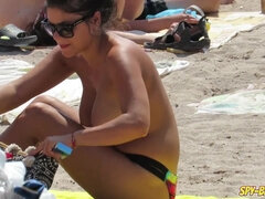 Insane First-Timer Massive Baps Nubiles Hidden Cam Beach Flick