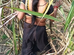 My Sexy Wife and I in the Sugarcane Field in Mast Chudai