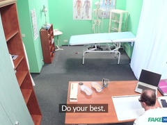 Enthousiasteling, Pijpbeurt, Arts, Vingeren, Verpleegster, Kantoor, Kut duiken, Uniformpje