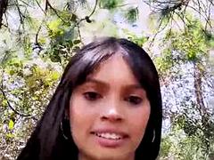 Любители, Большие сиськи, Брюнетки, Латиноамериканки, На природе, На публике, Сиськи