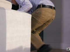 금발의, 음경, 도기스타일, 수음, 밀프, 조그마한, 짧은 머리, 관음증이 있는 사람