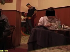 素人, アナル, お尻, デカチン, カップル, 穴開きパンティ, 公共, ラフ