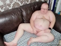 Daddy Cums on Couch