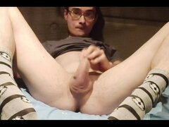 Amateur, Tir de sperme, Pieds, Masturbation, Solo