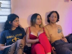 18, 큰 음경, 사정 샷, 음경, 두여자와 한남자, 자위, 괴물, 거칠게