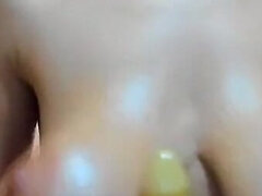 Amatorka, Duże cycki, Brunetka, Dildo, Obciąganie, Cycki, Wibrator