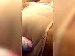 super-fucking-hot sexy Latina striptease wets thong