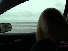 Amatør, Strand, Bikini, Fingring, Kjæreste, Utendørs, Synsvinkel, Squirting
