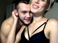 Non-pro 18-19 year old blonde cutie pie gives a quick fellatio
