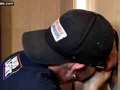 Moustache mature loves giving head