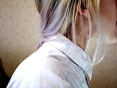 素人, デカチン, フェラチオ, 自家製, ティーン