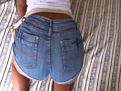 Baben, Stora tuttar, Svart, Avsugning, Creampie, Ebenholts, Latina, Tuttar