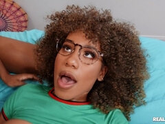 Seduced By GF's Sorority Roommates: Reality Threesome starring ebony Olivia Jayy