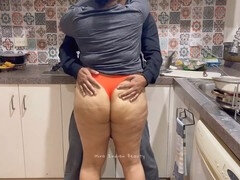 Iranian babe with a voluptuous booty gets down and dirty with a Muslim stud in Iran