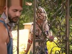 デカパイ, イギリス人, 茶髪の, カワイイ, イマラチオ, チン, フェティッシュ, オッパイの