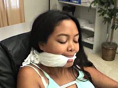 Asiatique, Bondage, Brunette brune, Fétiche