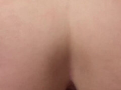 Leie, Blasen, Braunhaarige, Anfeuerer, Paar, Besamung, Milf, Pov