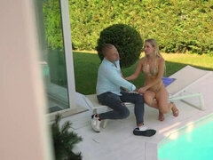 큰 음경, 금발의, 잡힌, 닫다, 하드코어, Hd, 러시아인, 쓰리섬