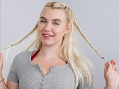 Leie, Grosse titten, Blondine, Dildo, Fingern, Masturbation, Solo, Spielzeuge