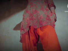 크고 아름다운 여자, 체육관, 집에서 만든, 인도인, 혼자, 젖가슴