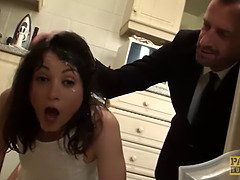 Sucer une bite, Gorge profonde, Fétiche, Hd, Italienne, Seins naturels, Réalité, Rugueux