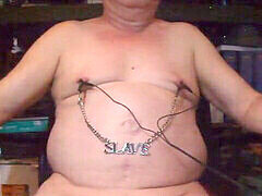 Man nipples, nipple slave, fag