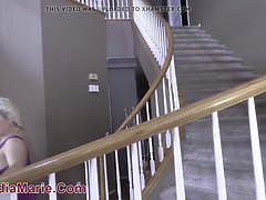 ぽっちゃり, デカ尻, デカパイ, ブロンド, 巨乳な, エロ熟女, 熟年, オッパイの
