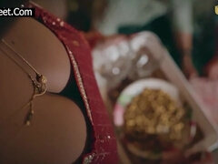 Erotic Indian couple hardcore with hot busty brunette desi babe