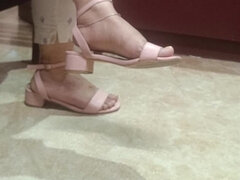 Asian MILF gets off on Candid Feet Dangling in Uncensored POV