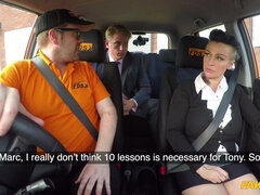 Fake Driving School - Big-Breasted Businesswoman Got Laid By Boss 1 - Tory Candi Jackson
