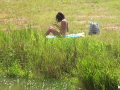 Look What I Found - Teen Girl Gets Naked Outdoor