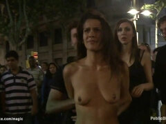Local Spanish mega-bitch boned in public (James Deen, Samia Duarte)