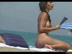 nude Beach voyeur Horny Milfs Nude Tanning HD movie