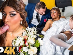 18 anos, Noiva, Vestido, Hardcore, Saltos, Interracial, Melharucos naturais, Meias finas