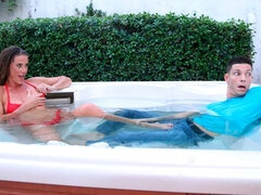 Tyłek, Duży tyłek, Blondynka, Złapany, Styl na pieska, Obciąganie, Bielizna, Mamuśka