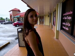 Americano, Culo, Pompino, Brunetta, Pisello, All'aperto, Pubblico, Rasata