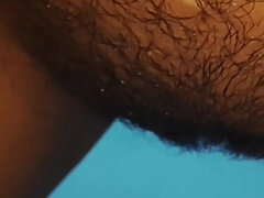 커플, 머리카락이 많은, 집에서 만든, 인도인