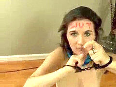 Amatorka, Związanie dyscyplina & dominacja uległość, Obciąganie, Niewola, Brunetka, Twarzowy, Kneblowanie, Rzeczywistość