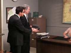 18, 흑갈색 머리, 얼굴에, 자연적인, 조그마한, 청소년, 쓰리섬, 젖가슴