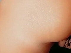 18, 엉덩이, 큰 엉덩이, 집에서 만든, 보지, 혼자, 청소년, 단단한