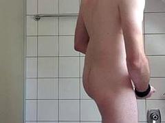 Amaterji, Analno, Velik kurac, Zunanji izliv, Gej, Nemke, Tuširanje