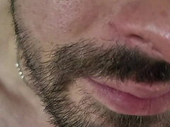 Amatorka, Obciąganie, Brytyjski, Para, Wytrysk do ust, Gruba, Gej, Punkt widzenia