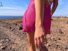 Thirsty Milf With Broken Car Helped And Fucked By Stranger In The Wilderness - Gaia On Top