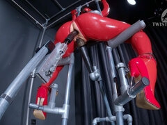 Analny, Związanie dyscyplina & dominacja uległość, Dildo, Obcasy, Lateks, Maszyna do pieprzenia, Masturbacja, Solo