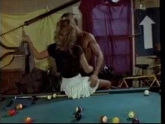 Retro Karen Takes Cock on the Pool Table